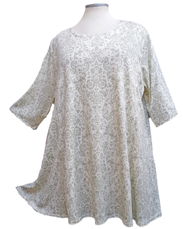 SunShine Shirt Edel & Elegant Romantik-White-Silverpearl (09628)
