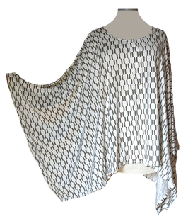 MD-ULSM Lagenlook Shirt mit "Schlips" Chip (09858)