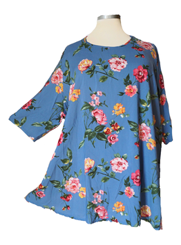 Summerline Longshirt in Zauber-A-Linie "Romantic Roses" (00153)