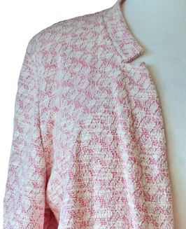 Cardigan Jacke Rosa Pink Violet Creme