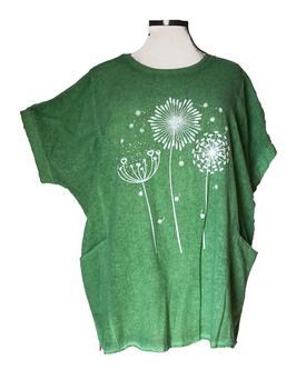 Nature Styles! Shirt mit Taschen SilverStones & Flower 6 (09801)