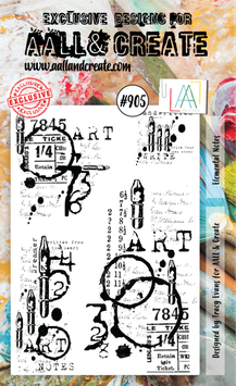 Aall and Create Stamp Set - Elemental Notes #905