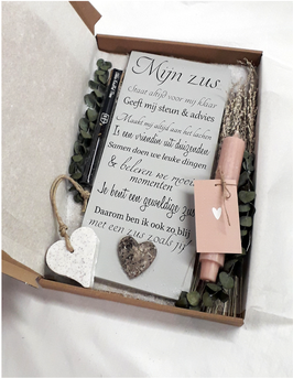 Luxe cadeaupakket 'Mijn zus'