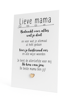 Lieve mama...