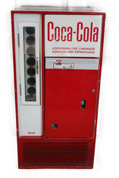Coca-Cola Automat glas