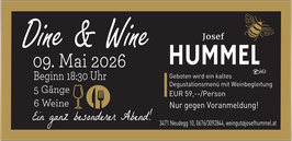 Gutschein Dine & Wine