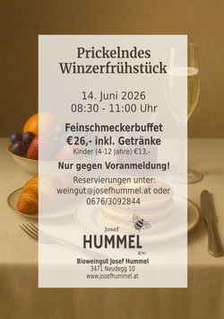Gutschein Prickelndes Winzerfrühstück