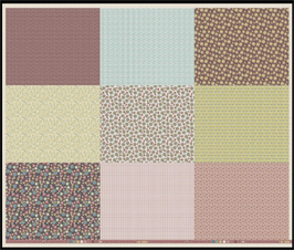 ALL IN ONE BREAD AND BUTTER-PANEL FAT QUARTERS