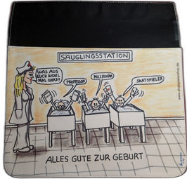 Frontlasche Alles Gute zur Geburt (Groß)