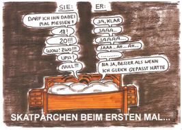 Postkarte Erstes Mal