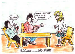 Glückwunschkarte zum Geburtstag