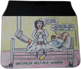 Frontlasche Skatspielen heilt alle Wunden (klein)