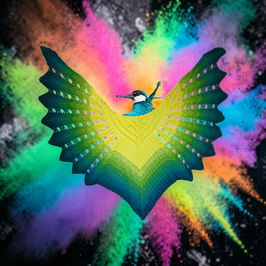 Tuch Paradiesvogel