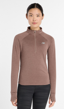 New Balance Athletics Heat Grid Half Zip Ws