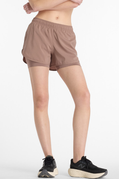 New Balance Sport Essentials 2 In 1 Short 3 Inch Ws