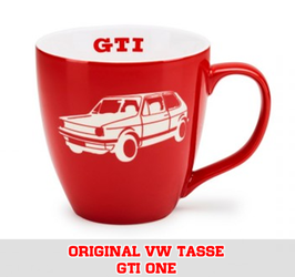 ORIGINAL VW TASSE ROT GTI ONE