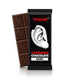 COMIN SOON - Tyson 2.0 Cannabis Chocolate Dark Intensiver Geschmack, legendärer Biss
