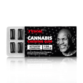 Tyson 2.0 Cannabis Chewing Gum mit Aktivkohle – Premium Frische & Funktion