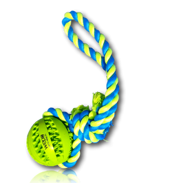 WEPO Hundespielzeug - Schleuderball mit Zahnpflege Noppen Größe L  Ø 7cm -ER012