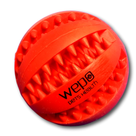 WEPO Hundespielzeug - Dentalball mit Noppen zum Zähne reinigen und pflegen Größe L Ø 5cm -ER001