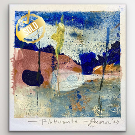 Fluttuante, 2024, 16 x 16 cm
