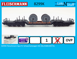 8299K Fleischmann Spur N  Schwerlastwagen SSt 34a KABELMETAL