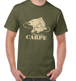 Tee shirt pêche carpe – Passion Carpe  TSEX071