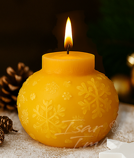 Christbaumkugel "Schneeflocke"