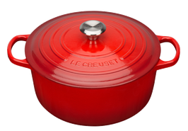 Bräter Signature oval kirschrot 29cm - Le Creuset