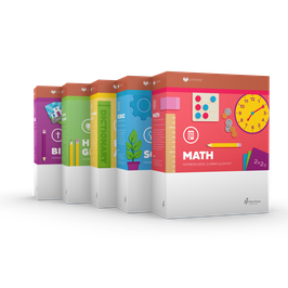 美国阿尔法欧米伽出版社 LIFEPAC® 一年级五科目套装 - 包括美国到香港澳门地址的运费 USA ALPHA OMEGA PUBLICATIONS LIFEPAC® 1ST GRADE 5-SUBJECT SET