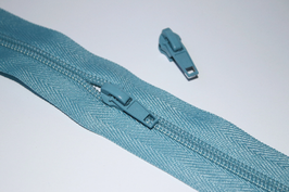 Reißverschluss 5 mm taubenblau jeansblau  1 Meter + 2 St. Zipper Autolock (EUR 1,60/Set)