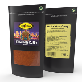 Bali-Kokos-Curry Gewürzzubereitung 100g Herrmann Gewürze 5641