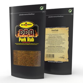 Pork Rub Gewürzzubereitung 125g Herrmann Gewürze 4190