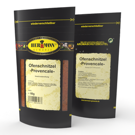 Ofenschnitzel -Provençale- Gewürzzubereitung 60g Herrmann Gewürze 6090