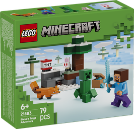 LEGO® Minecraft™ 21583 Steves Abenteuer in der Taiga