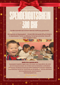 Spende verschenken