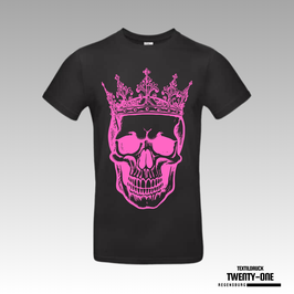 B&C Totenkopf mit Krone T-Shirt