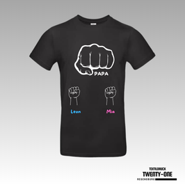 B&C Faust Papa Wunschname T-Shirt