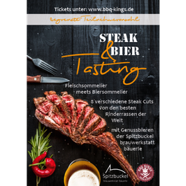 Exklusiv Steak & Bier Tasting   17.10.2026   18:00 Uhr in Lauf