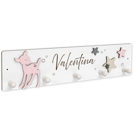 Kindergarderobe mit Bambi