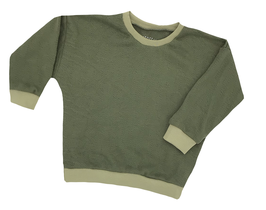 Oversized Sweater Strick grün