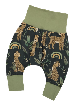 Pumphose Leopard grün