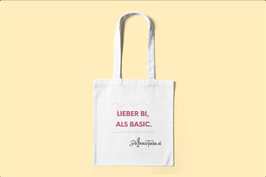 Tragetasche "Lieber Bi als Basic"
