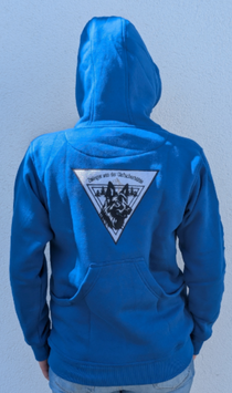 Gletscherhöhle Hoodie Blau