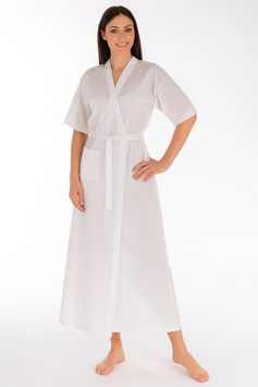Kimono plumeti 100% swiss cotton