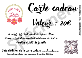 Carte cadeau