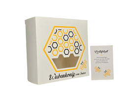 Verpackung Bienenwabe Hanf inkl. Imker-Zertifikat