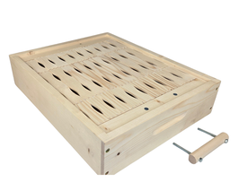 Wabenhonigraum Zander (montiert, inkl. zusammengebaute und eingesetzte Rähmchen mit Anfangstreichen , inkl. Zellglas- und Kartonverpackung