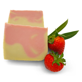 Duschbutter Erdbeer Rhabarber - vegan - für besonders trockene Haut