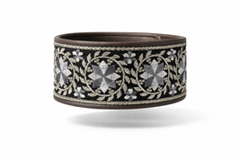 Windhundhalsband Siam ---  Zugverschluss (31cm)